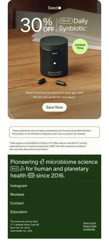 Seed email