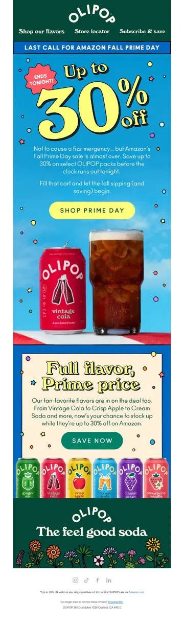 Olipop email